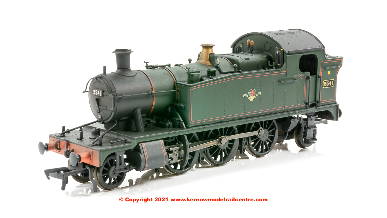 32-135X Bachmann Class 4575 Prairie Tank Steam Locomotive number 5541 in BR Green livery with Late Crest and weathered finish